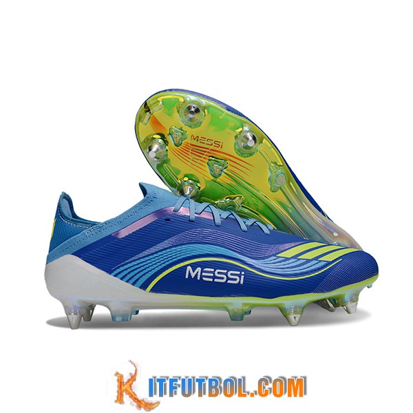 Adidas Botas De Fútbol F50 Elite SG Azul/Violeta/Verde