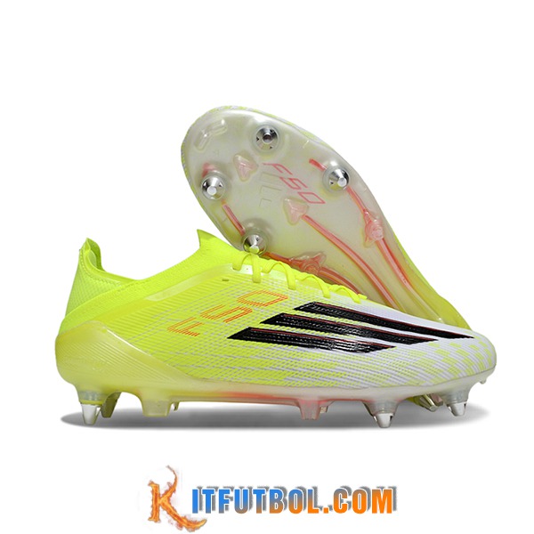Adidas Botas De Fútbol F50 Elite SG Amarillo/Negro/Blanco