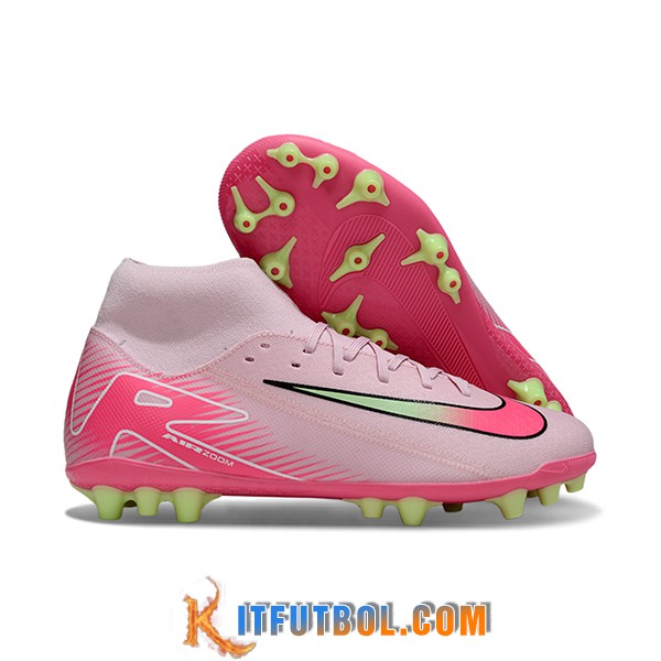 Nike Botas De Fútbol Mercurial Superfly 10 Academy Rosa/Verde