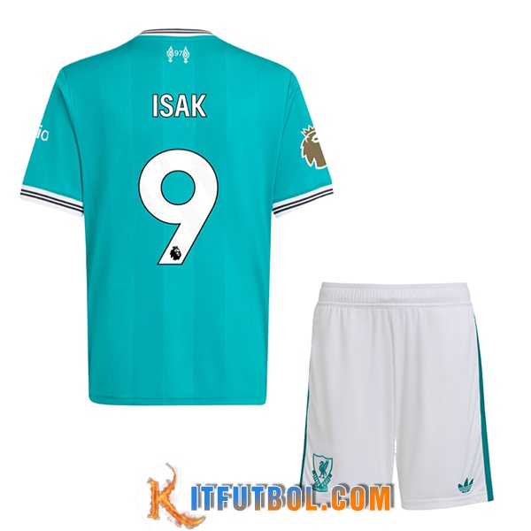 Camisetas De Futbol Liverpool (ISAK #9) Ninos 2025/2026 Tercera