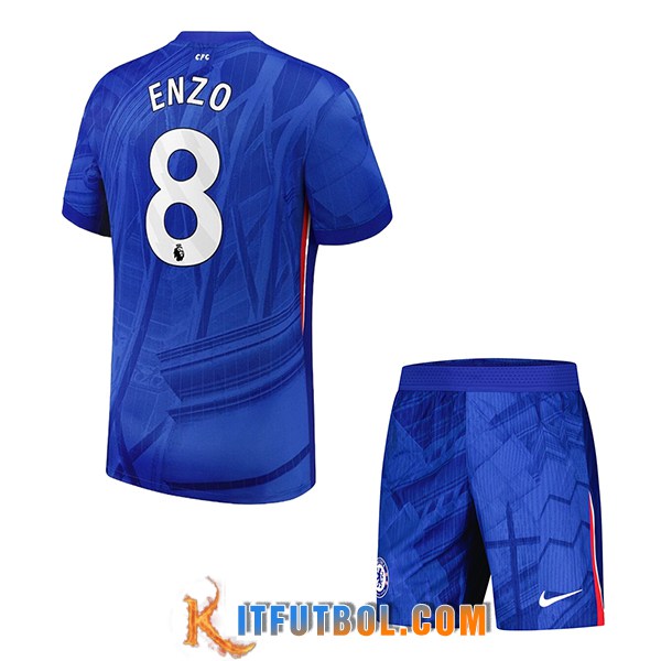 Camisetas De Futbol Chelsea (ENZO #8) Ninos 2025/2026 Primera