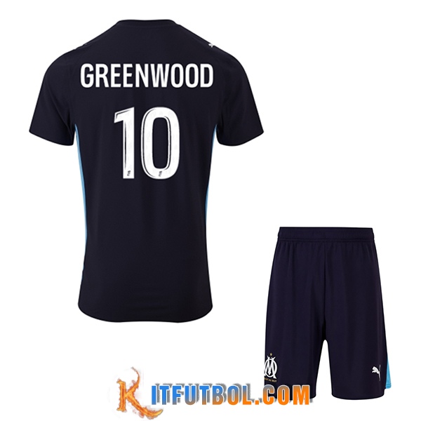 Camisetas De Futbol Marsella (GREENWOOD #10) Ninos 2025/2026 Segunda