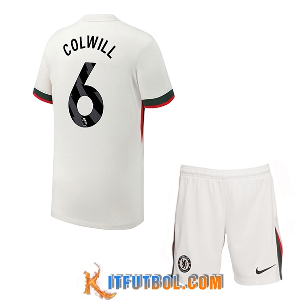 Camisetas De Futbol Chelsea (COLWILL #6) Ninos 2025/2026 Segunda