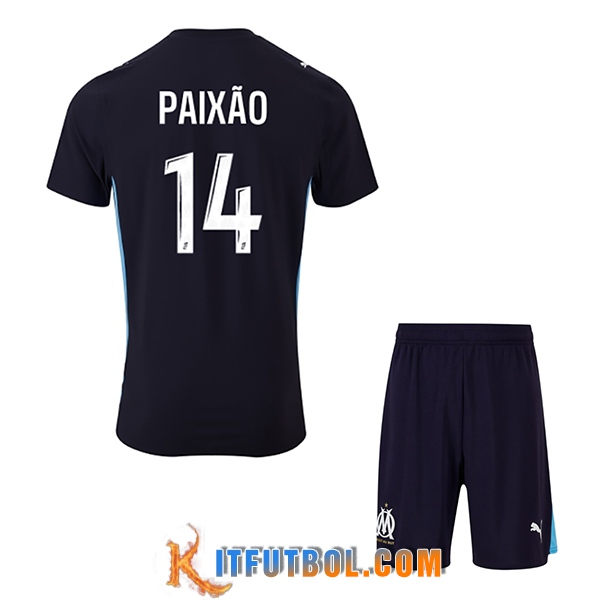 Camisetas De Futbol Marsella (PAIXÃO #14) Ninos 2025/2026 Segunda