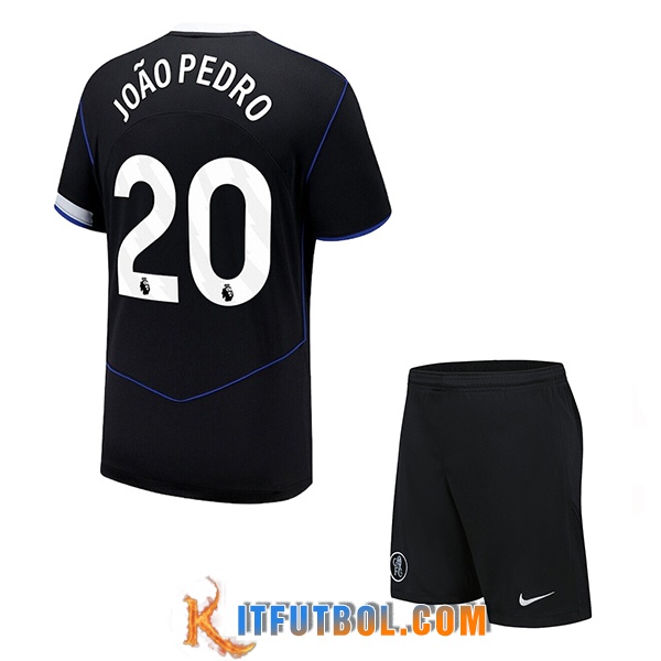 Camisetas De Futbol Chelsea (JOÃO PEDRO #20) Ninos 2025/2026 Tercera