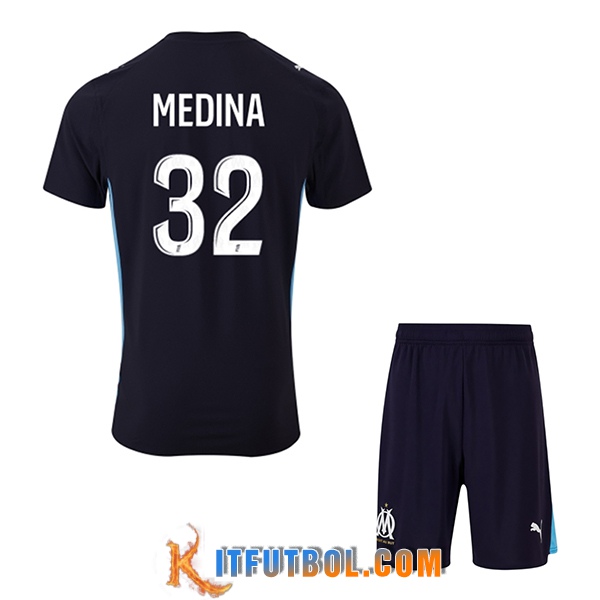 Camisetas De Futbol Marsella (MEDINA #32) Ninos 2025/2026 Segunda