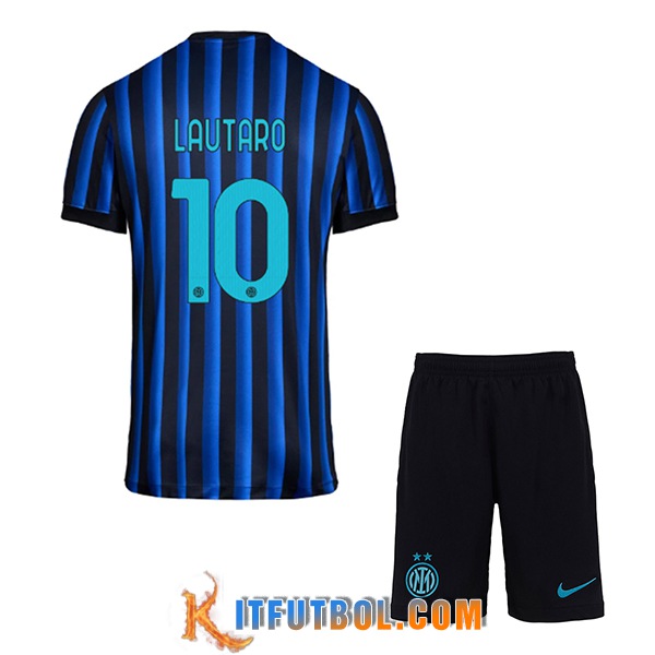 Camisetas De Futbol Inter Milan (LAUTARO #10) Ninos 2025/2026 Primera