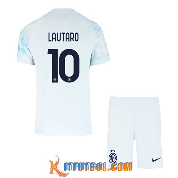 Camisetas De Futbol Inter Milan (LAUTARO #10) Ninos 2025/2026 Segunda