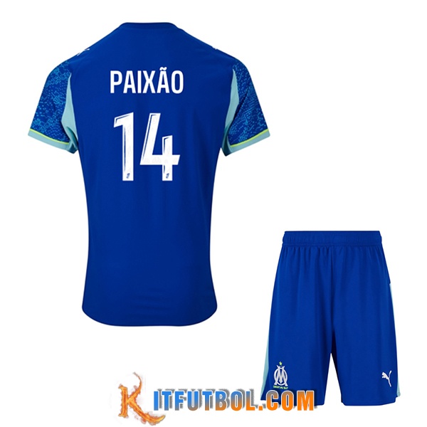 Camisetas De Futbol Marsella (PAIXÃO #14) Ninos 2025/2026 Tercera