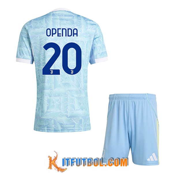 Camisetas De Futbol Juventus (OPENDA #20) Ninos 2025/2026 Segunda