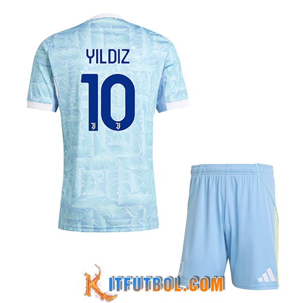 Camisetas De Futbol Juventus (YILDIZ #10) Ninos 2025/2026 Segunda