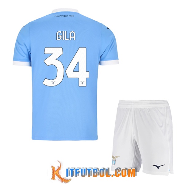 Camisetas De Futbol SS Lazio (GILA #34) Ninos 2025/2026 Primera