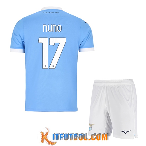 Camisetas De Futbol SS Lazio (NUNO #17) Ninos 2025/2026 Primera
