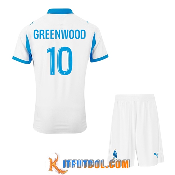 Camisetas De Futbol Marsella (GREENWOOD #10) Ninos 2025/2026 Primera