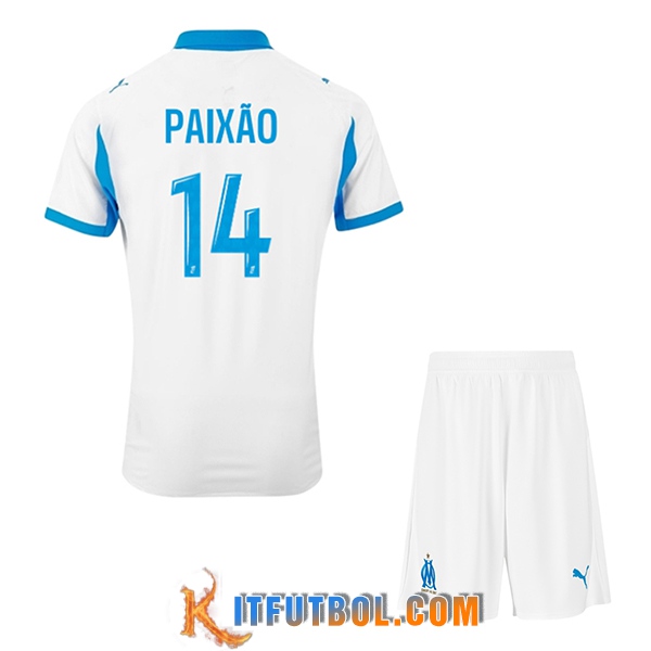 Camisetas De Futbol Marsella (PAIXÃO #14) Ninos 2025/2026 Primera