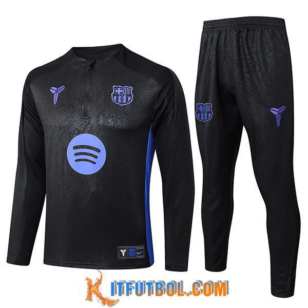 Chandal Equipos De Futbol FC Barcelona Negro/Violeta 2025/2026 -03