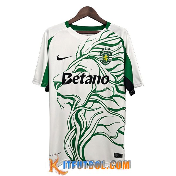Camisetas De Futbol Sporting Special Edition Blanco/Verde 2025/2026