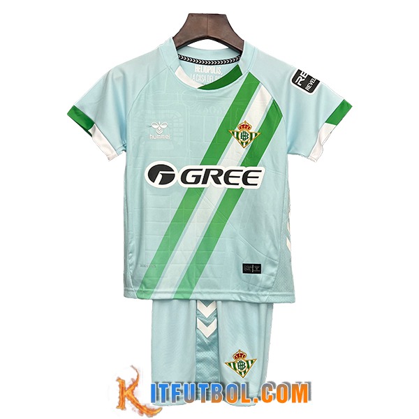 Nueva Camisetas De Futbol Real Betis Ninos Segunda 2025/2026