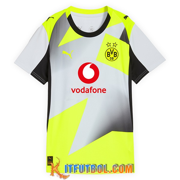 Nueva Camisetas De Futbol Dortmund Mujer Segunda 2025/2026