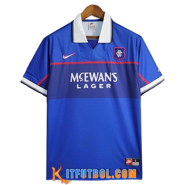 Camisetas De Futbol Rangers FC Retro Primera 1997/1999