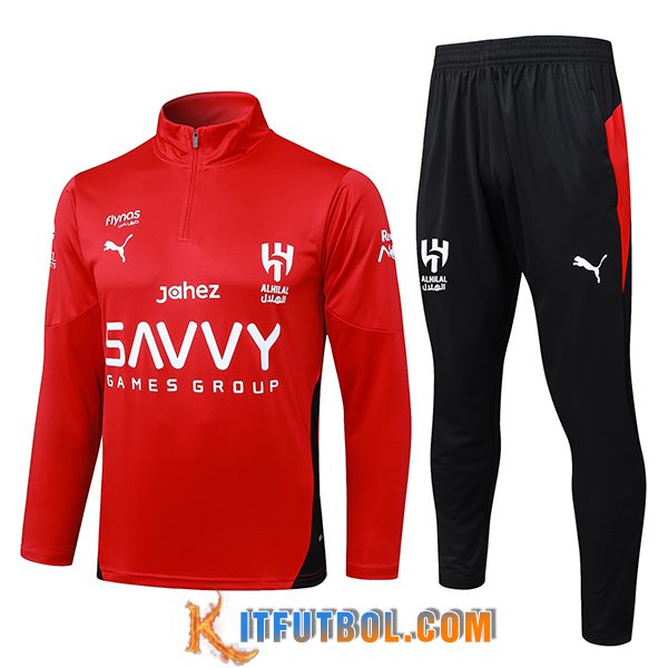 Chandal Equipos De Futbol Al-Hilal Rojo/Negro 2025/2026