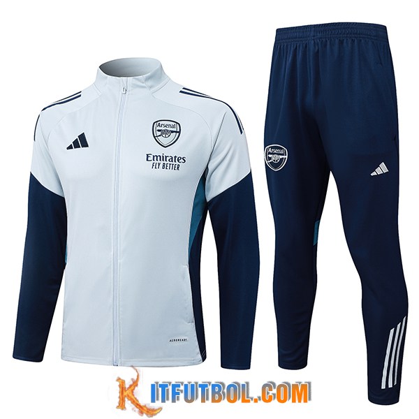 Chandal Equipos De Futbol Chaquetas Arsenal Gris/Ble 2025/2026