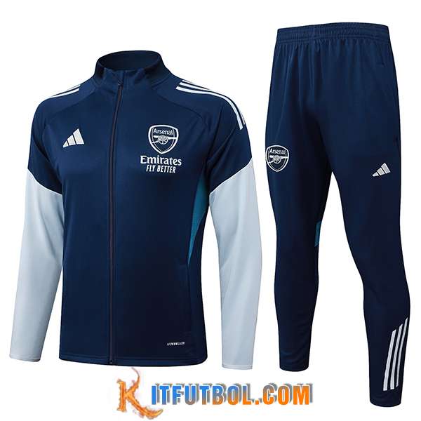 Chandal Equipos De Futbol Chaquetas Arsenal Azul/Gris 2025/2026