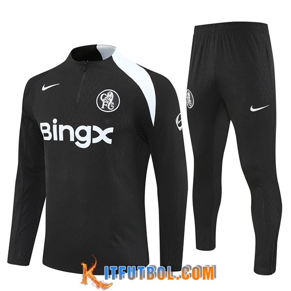 Chandal Equipos De Futbol FC Chelsea Negro/Blanco 2025/2026 -02