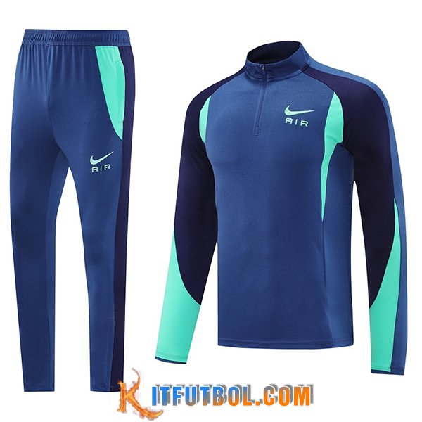 Chandal Equipos De Futbol Nike Azul/Verde 2025/2026