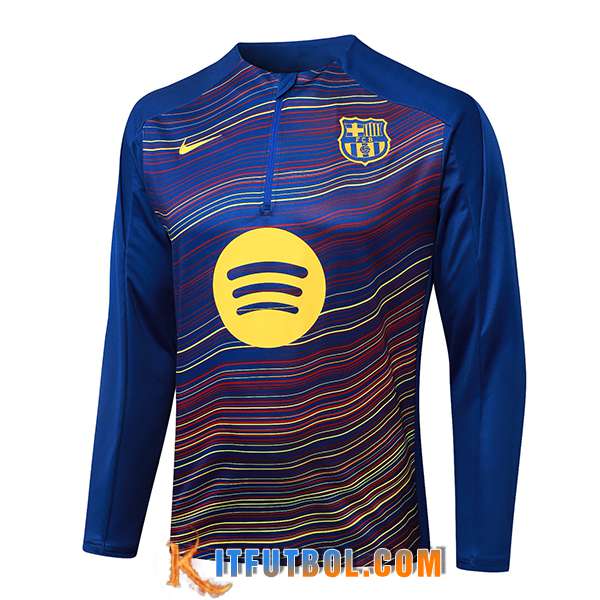 Sudadera De Entrenamiento FC Barcelona Azul 2025/2026