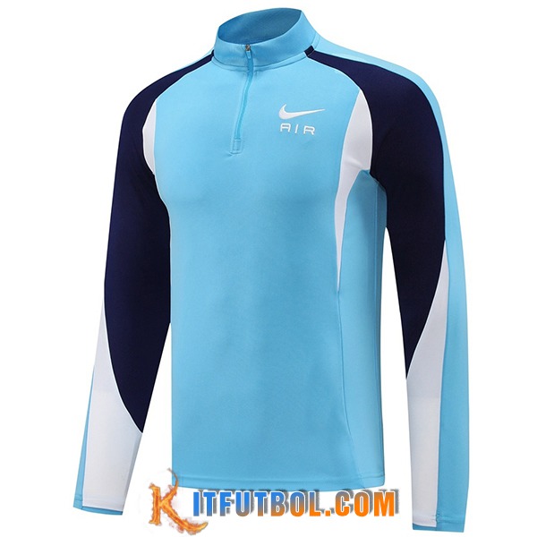 Sudadera De Entrenamiento Nike Azul/Blanco 2025/2026 -02