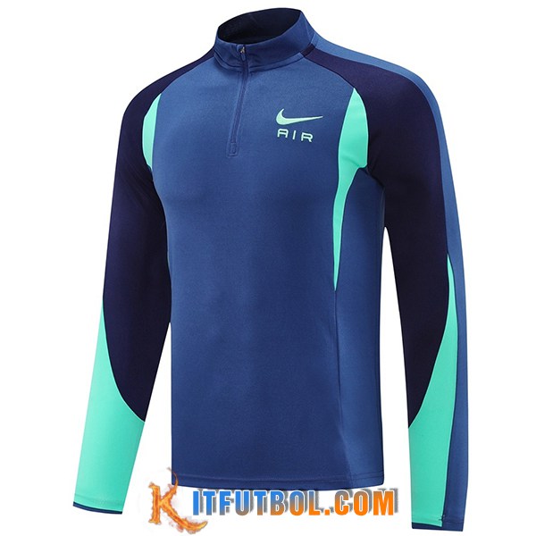Sudadera De Entrenamiento Nike Azul/Verde 2025/2026