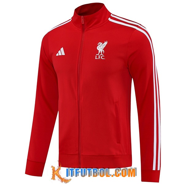 Chaquetas Futbol FC Liverpool Rojo/Blanco 2025/2026