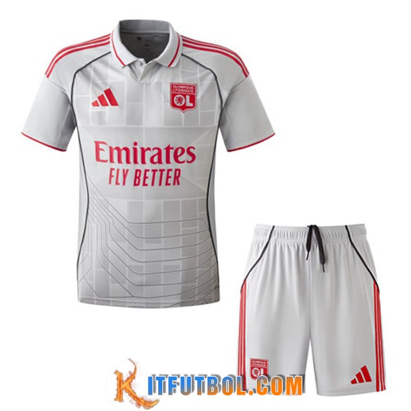 Nueva Camisetas De Futbol lyon Ninos Tercera 2025/2026