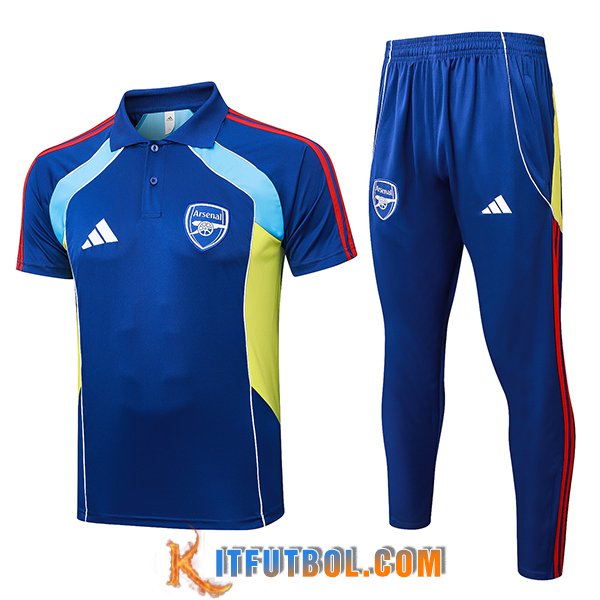 Camiseta Polo Arsenal Rojo/Amarillo 2025/2026 -02