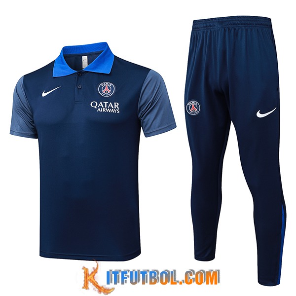 Camiseta Polo PSG azul real 2025/2026