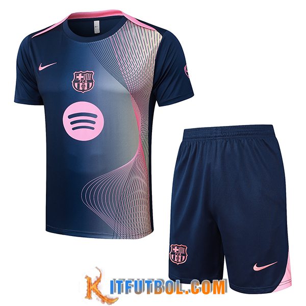 Camiseta Entrenamiento FC Barcelona Azul/Rosa 2025/2026