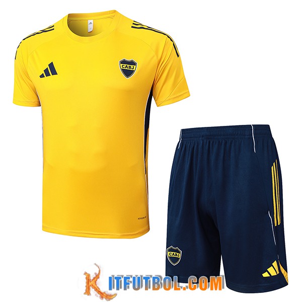 Camiseta Entrenamiento Boca Juniors Amarillo/Azul 2025/2026 -02