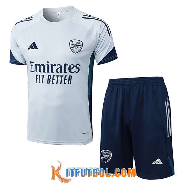Camiseta Entrenamiento Arsenal Gris Claro 2025/2026