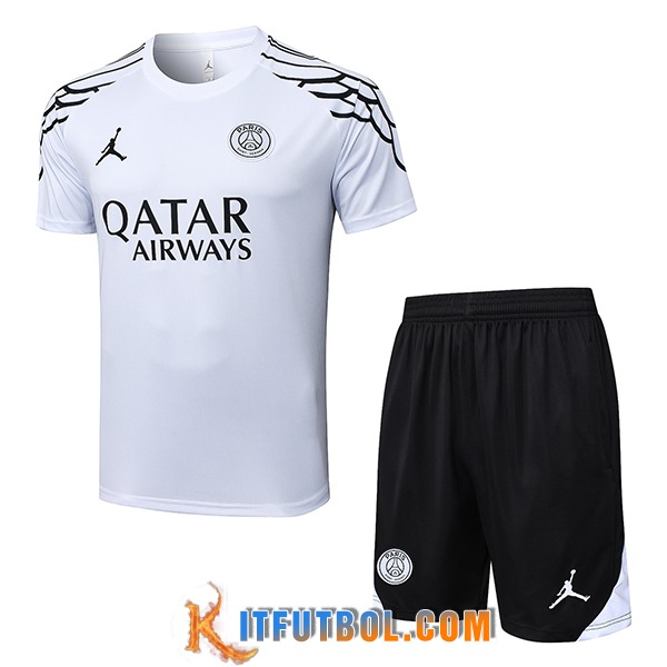 Camiseta Entrenamiento PSG Negro/Blanco 2025/2026 -02