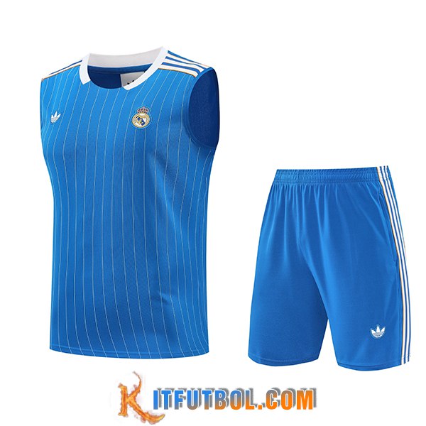Camiseta Entrenamiento sin mangas Real Madrid Azul 2025/2026 -03