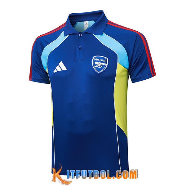 Camiseta Polo Arsenal Rojo/Amarillo 2025/2026 -03