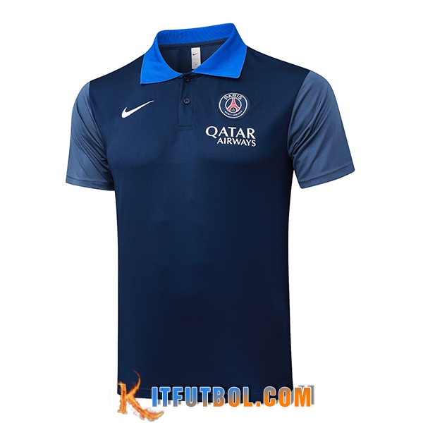 Camiseta Polo PSG azul real 2025/2026