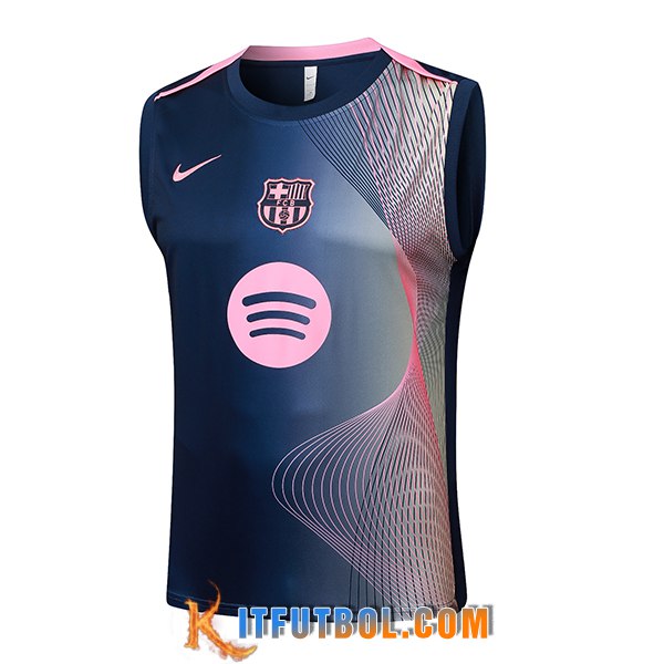 Chalecos De Futbols FC Barcelona Azul/Rosa 2025/2026