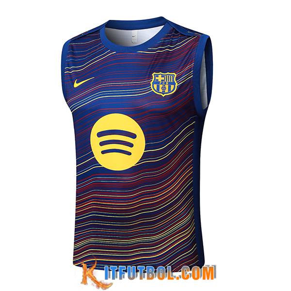 Chalecos De Futbols FC Barcelona Azul 2025/2026