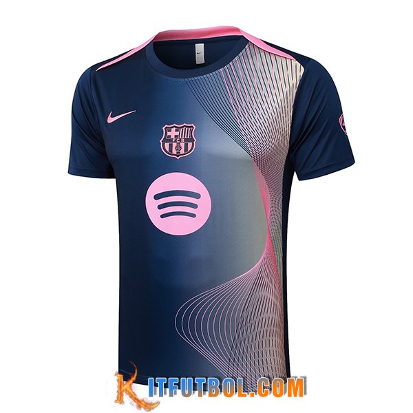 Camiseta Entrenamiento FC Barcelona Azul/Rosa 2025/2026