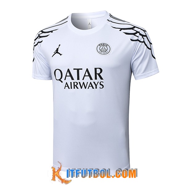Camiseta Entrenamiento PSG Negro/Blanco 2025/2026 -02