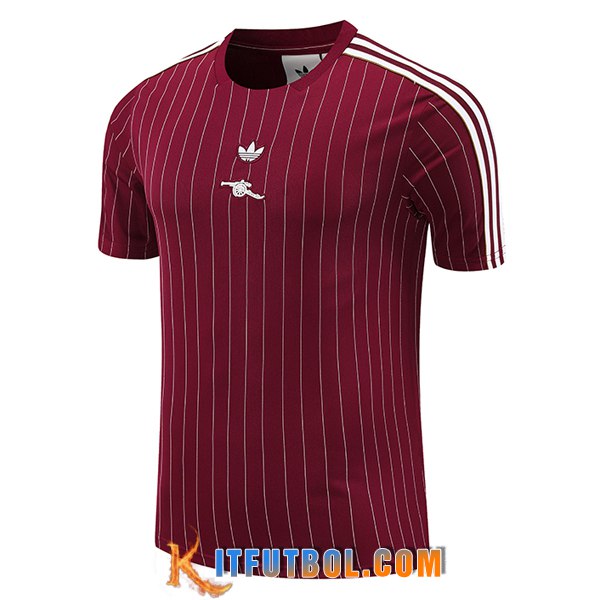Camiseta Entrenamiento Arsenal Rojo 2025/2026