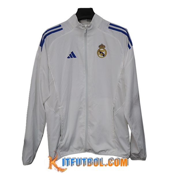 Rompevientos Real Madrid Blanco/Azul 2025/2026