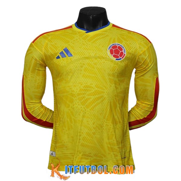 Camiseta Equipo Nacional Colombia Primera Manga Largas 2025/2026